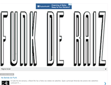 Tablet Screenshot of funkderaiz.com.br